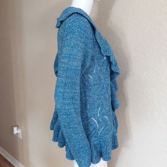 Covington Ruffled Cardigan - Picture 2 of 8